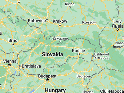 Map showing location of Štrba (49.05913, 20.07975)