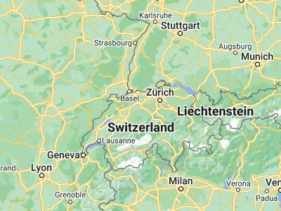 Map showing location of Strengelbach (47.27917, 7.92895)