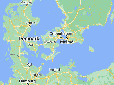 Map showing location of Strøby Egede (55.41382, 12.24502)