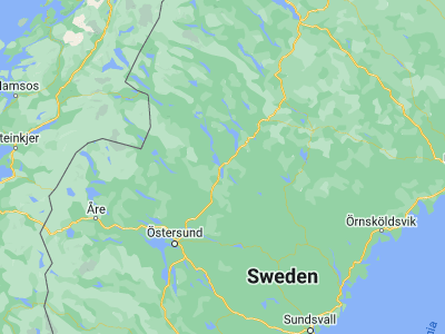 Map showing location of Strömsund (63.85206, 15.55583)