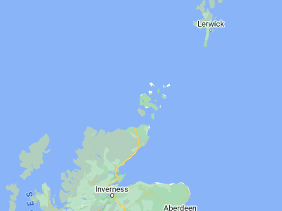 Map showing location of Stromness (58.96498, -3.29601)