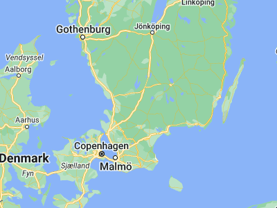 Map showing location of Strömsnäsbruk (56.55, 13.71667)