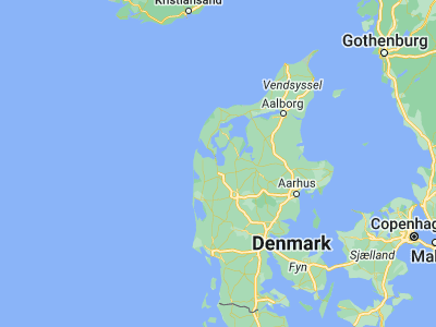Map showing location of Struer (56.49122, 8.58376)