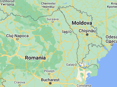 Map showing location of Strugari (46.53333, 26.71667)