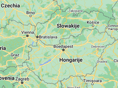 Map showing location of Štúrovo (47.79495, 18.7175)