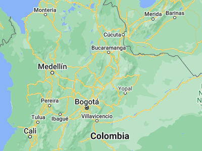Map showing location of Suaita (6.1014, -73.44041)