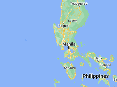Map showing location of Subic (14.87999, 120.23433)