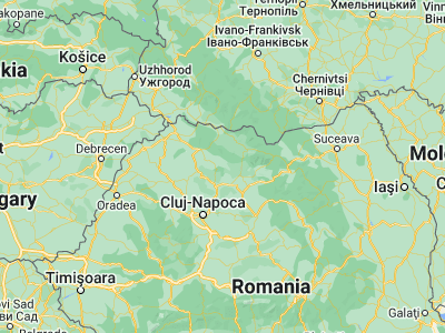 Map showing location of Suciu de Sus (47.43333, 24.03333)