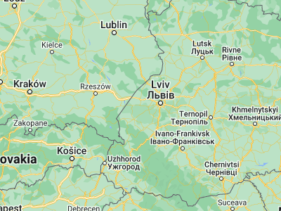 Map showing location of Sudovaya Vishnya (49.78892, 23.37218)