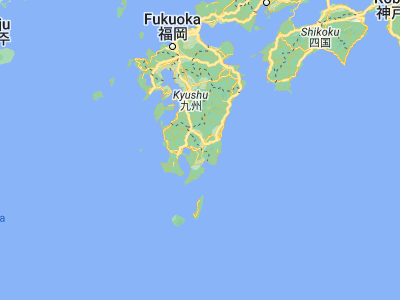 Map showing location of Sueyoshi (31.65, 131.01667)