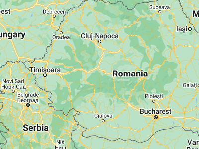 Map showing location of Şugag (45.76667, 23.63333)