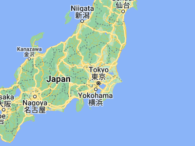 Map showing location of Sugito (36.03333, 139.73333)