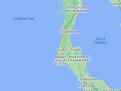Map showing location of Suk Samran (9.34458, 98.42903)