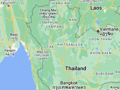 Map showing location of Sukhothai (17.00778, 99.823)