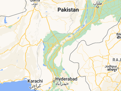 Map showing location of Sukkur (27.70516, 68.85738)