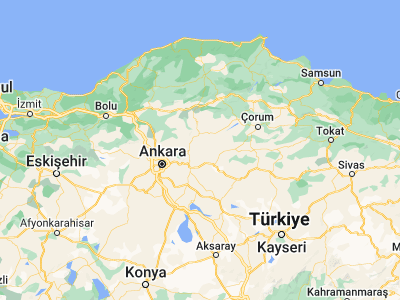Map showing location of Sulakyurt (40.15733, 33.716)