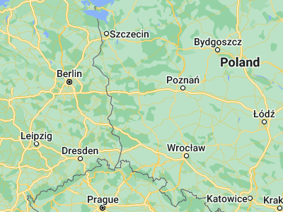 Map showing location of Sulechów (52.08362, 15.62513)