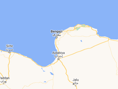 Map showing location of Sulūq (31.66818, 20.25205)