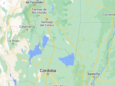 Map showing location of Sumampa (-29.3847, -63.46906)