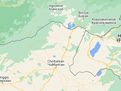 Map showing location of Sümiyn Bulag (49.13333, 114.88333)