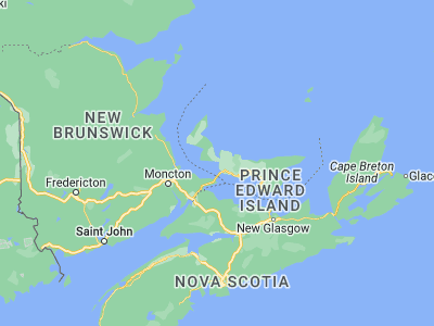 Map showing location of Summerside (46.39593, -63.78762)