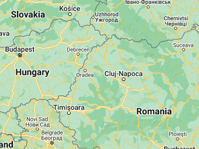 Map showing location of Şuncuiuş (46.93333, 22.53333)
