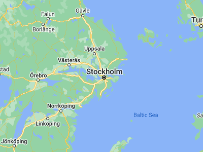 Map showing location of Sundbyberg (59.36128, 17.97114)