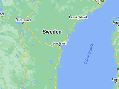 Map showing location of Sundsbruk (62.45806, 17.34889)