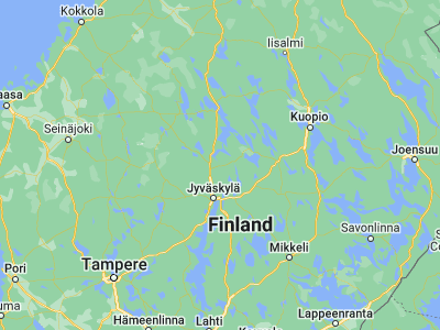 Map showing location of Suolahti (62.56667, 25.86667)
