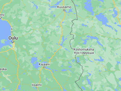 Map showing location of Suomussalmi (64.88685, 28.90778)