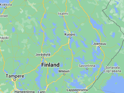 Map showing location of Suonenjoki (62.61667, 27.13333)