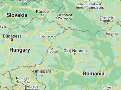 Map showing location of Suplacu de Barcău (47.25, 22.53333)