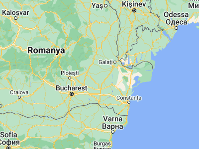 Map showing location of Surdila-Găiseanca (45.06667, 27.33333)