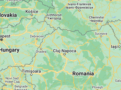 Map showing location of Surduc (47.25, 23.35)