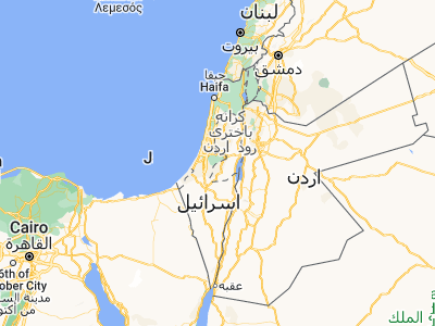 Map showing location of Şūrīf (31.65078, 35.06439)
