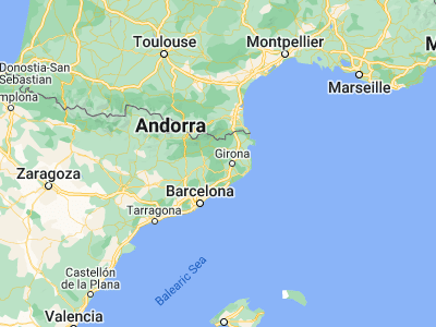 Map showing location of Susqueda (41.97776, 2.51652)