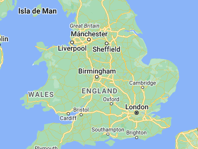 Map showing location of Sutton Coldfield (52.56667, -1.81667)