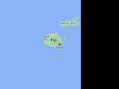 Map showing location of Suva (-18.14161, 178.44149)
