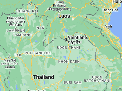Map showing location of Suwanna Khuha (17.56292, 102.27989)