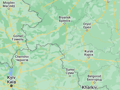 Map showing location of Suzëmka (52.31834, 34.07899)