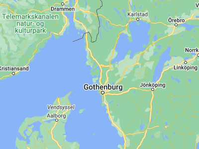 Map showing location of Svanesund (58.13333, 11.83333)