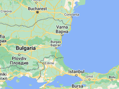 Map showing location of Sveti Vlas (42.7136, 27.75867)