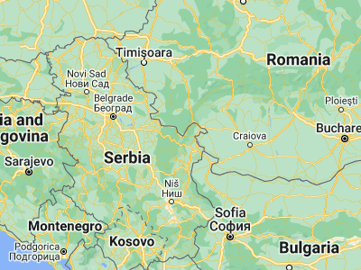 Map showing location of Sviniţa (44.49972, 22.10611)