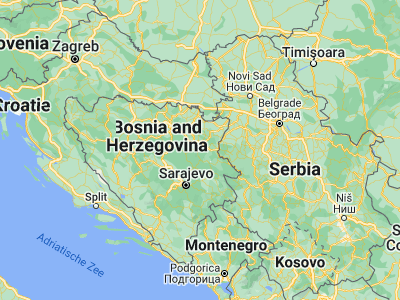 Map showing location of Svojat (44.39548, 18.73849)