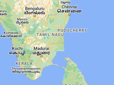 Map showing location of Swamimalai (10.95, 79.33333)