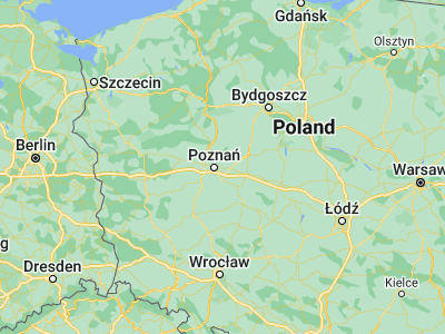 Map showing location of Swarzędz (52.41289, 17.08503)