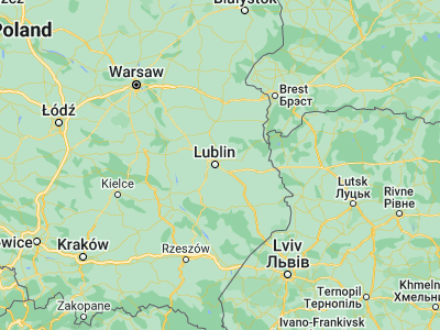 Map showing location of Świdnik (51.21898, 22.69621)