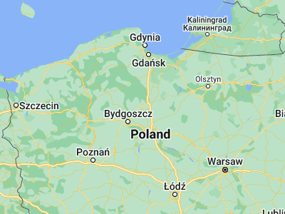 Map showing location of Świecie (53.40953, 18.44742)