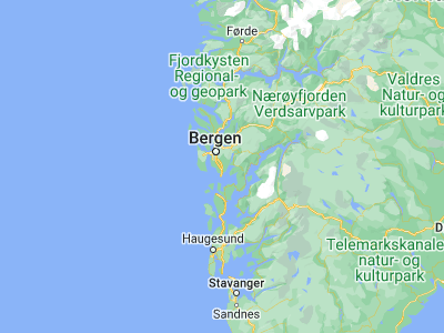 Map showing location of Syfteland (60.2375, 5.44833)