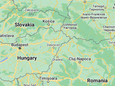 Map showing location of Szakoly (47.76667, 21.91667)